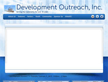 Tablet Screenshot of developmentoutreachinc.com
